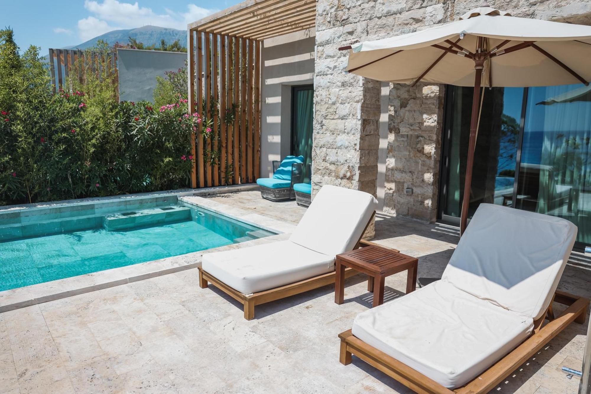 Drymades Inn Resort Dhërmi Esterno foto